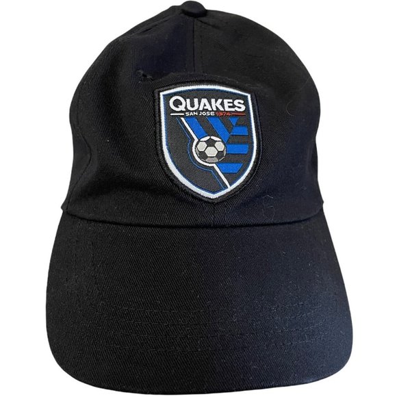 San Jose Quakes Baseball Hat Men's City  Adjustable Blue Cross Soccer - Picture 1 of 4